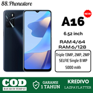 OPPO A16 RAM 6GB INTERNAL 128GB GARANSI 1THN!! // BISA COD