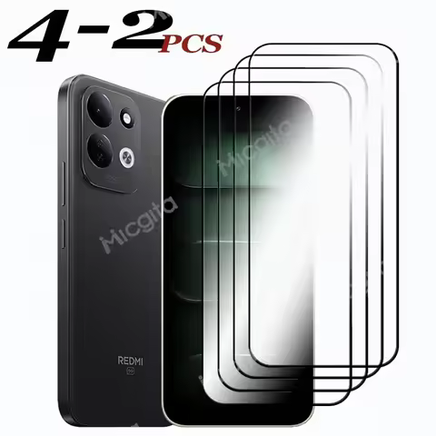 Upgrade For Redmi 17 5G Phone Glass Protector For Redmi 17 4G Full Cover Shockproof 9H Anti-Scratch 