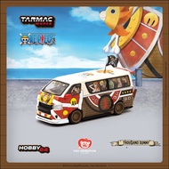 Tarmac Works 1:64 Model Car Toyota Hiace Widebody Alloy Bus One Piece Thousand Sunny Coating