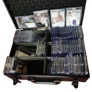 กล่องเก็บการ์ดสะสมขนาดพกพา กล่องเก็บการ์ดสะสม Pokemon Magic the Gathering ของ BGS PSA รุ่นที่ปรับปรุ