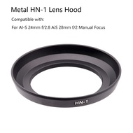 Metal HN-1 Lens Hood for Nikon AF 24MM F 2.8D F2.8 AF 24mm f 2.8D Lens Rplacement for Nikon HN-1 NP4