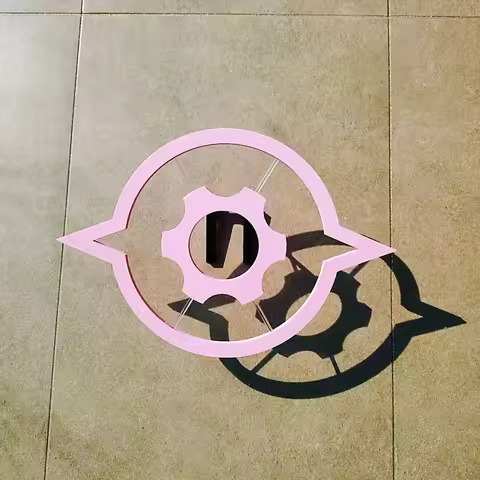 Koyuki Halo Game Blue Archive Cosplay Props Pink Headwear Hair Halloween Costumes Accessories for Wo