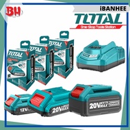 [iBANHEE] TOTAL TOOL LITHIUM-ION BATTERY AND CHARGER 12V & 20V