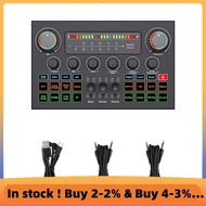 F999 Ultra Sound Card Bluetooth Touch Screen Mixer K Song Recording Accompaniment Live Sound Card Bl