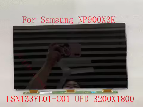 13.3 inch For Samsung NP900X3K NP940X3G UHD 3200X1800 LCD Screen Display Panel glass LSN133YL01-001 