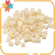 Plastic Cylinder Spacer Washer 7mm x 3.2mm x 6mm 100 pcs
