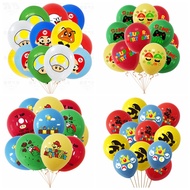 10pcs Super Mario Latex Balloons Cartoon Party Supplies Children's Happy Birthday Party Decoration Kawaii Anime Balloons Kids Gifts Toy