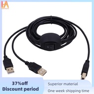 2 in 1 Printer Cable USB A to B Male to Male Printer Cable for    Printer Splitter for Two Computers