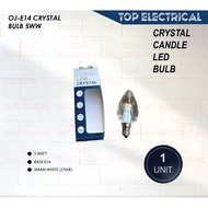 LED CRYSTAL / CRYSTAL BULB / LED BULB 5W / WARMWHITE / E14