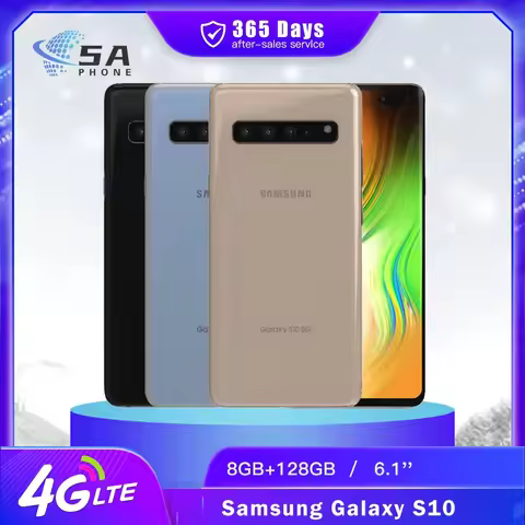 Original Samsung Galaxy S10 G973U1 G973F 4G Mobile Phone 6.1" 8GB RAM 128GB ROM Fingerprint NFC Snap