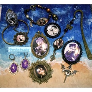 GANTUNGAN HANDMADE HANDMADE HANDMADE | Handicrafts | PO PO PO | Dark purple key necklace | Long neck