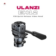 Ulanzi EH12 F38 Quick Release Fluid Video Head หัวแพนวีดีโอ 360° น้ำหนักเบาสำหรับสายท่องเที่ยว ประกั