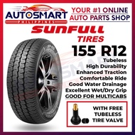 Sunfull 155 R12 Suzuki Multicab Tubeless Car Tire