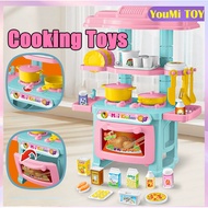 Mini Kitchen Cooking Toys Kids Pretend Play Set Kids Kitchen Toys Mainan Kanak 儿童厨房玩具