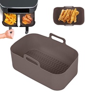 Reusable Air Fryers Liners Square Air Fryer Silicone Pot Oven Baking Tray Home Kitchen Air Fryer Acc