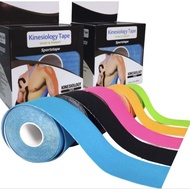 Kinesiology Tape White 2.5cm x 5m - Comfortable, Elastic, Easy to Cut