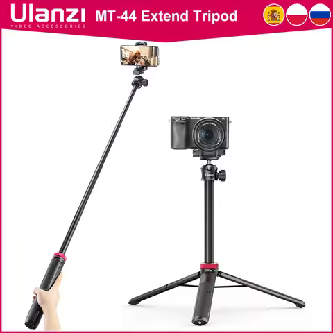 ULANZI TRIPOD MT-44 Tripods Smartphone Vlog Tripods With Cold Shoe Phone Mount Holder For Mobile Tri
