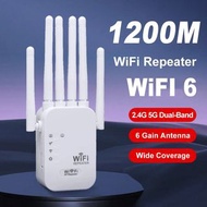 【全新】1200Mbps 雙頻無線 WiFi 中繼器 / 訊號增強擴展器 (2.4G/5G) 6天線 | 1200Mbps Dual Band Wireless WiFi Repeater / Sig