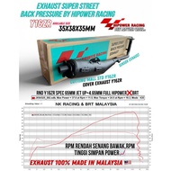 HI POWER HIPOWER RACING Y16 Y16ZR * 35X38X35MM * BACK PRESSURE STD CUTTING SUPER STREET  EXHAUST