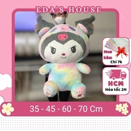 Cute Kuromi teddy bear with bow tie, meaningful birthday gift for EDA'S HOUSE