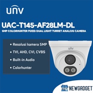 UNV UAC-T145-AF28LM-DL 5MP COLORHUNTER FIXED DUAL LIGHT TURRET ANALOG CAMERA