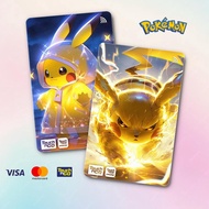 PIKACHU TNG - TOUCH N GO STICKER CARD / ATM CARD STICKER COVER, TNG CARD, ATM CARD
