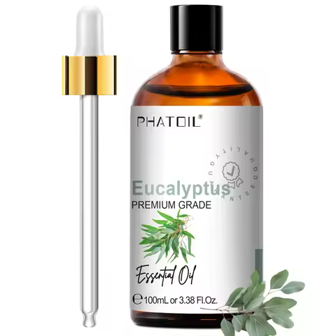 PHATOIL 100ml Pure Essential Oil For Skin Eucalyptus Peppermint Vanilla Tea tree Ylang Ylang Bergamo