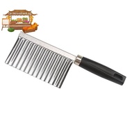 Ca> Multifunctional Potato Wavy Edged  , Stainless Steel Chopper Salad Rocker  Potato Slicer Chopper