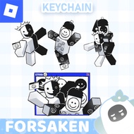 Ganci / Gantungan Kunci Akrilk ROBLOX FORSAKEN NOLI YAAI & 007N7 IDIOT