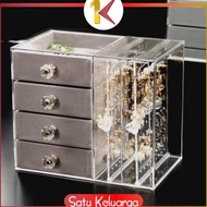 SK-K136 4-Drawer Jewelry Box Acrylic Earring Organizer Rack LS