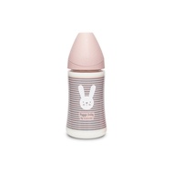 suavinex Hygge 優質PA奶瓶 0-9個月以上  Whisker Pink  270ml  1個