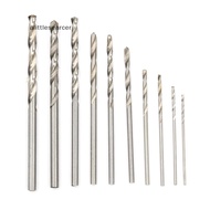 ali  10Pcs Titanium Coated Drill Bits High Speed Steel Drill Bits Power Tools 0.8-3mm n