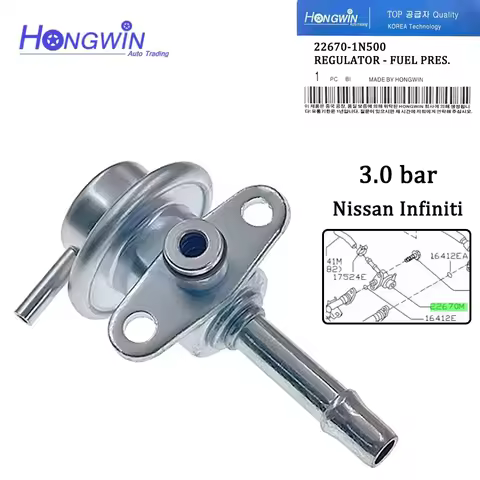 Fuel Pressure Regulator 3 bar For Nissan Almera AD Sunny Sentra Avenir Infiniti G20 Q45 SR20DE R394 