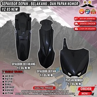 FRONT REAR FENDER SET NUMBER PLATE YZ 85 YZ85 NEW NEW 2016 MOTORCROSS TRAIL SUPERMOTO DIRTBIKE