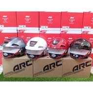 *Hot Item*💯 Original ARC AF6 Single Visor Helmet Half ARC Size 60cm With Sirim Cert Topi Keledar Sep