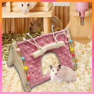 [Kloware2] Hamster Hideout Pink Princess Nest Hamster House for Ferrets Chinchilla Rat