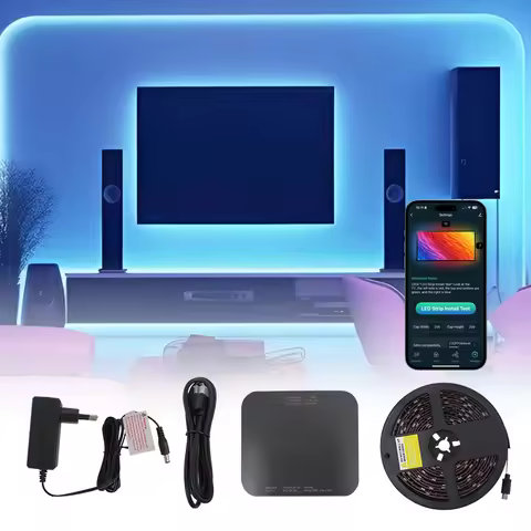 STTL 4K 60HZ 100 Inch TV Sync Ambilight LED Strip Light Kit HDMI 2.0 Box RGBIC 16 Million Color 7m B