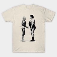 Vintage Andre the Giant vs Hulk Hogan T-Shirt-Canvas Texture Authentic Cotton 1 S-5XL