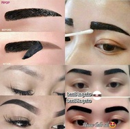 Henna Alis Al Latif/Azzahra Coklat dan Hitam Tahan Lama Halal Alis Cetar Makeup Natural / HENNA ALIS