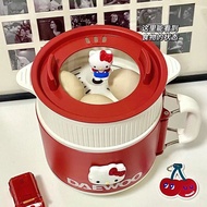 Hello Kitty Electric Cooker Dormitory Student Small Cooker Household Multi-Functional Cooking Mini Instant Noodle Pot Sm