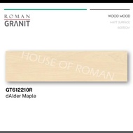 Roman Granit Lantai / Dinding Motif Kayu (dAlder Maple 15x60) KW1
