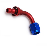 10pcs /set -AN6 Pipe Joints Aluminum 90Degree Swivel Oil/Fuel Fitting Adaptor Oil Cooler Hose Fittin