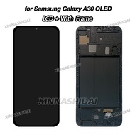 6.58 TFT/OLED For Samsung Galaxy A30 Display Touch Screen with Frame Digitizer Assembly For Samsung 
