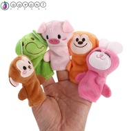 AARON1 Animal Puppet, Dog Monkey Children's Hand Puppet, Cognition Parent-Child Bear Rabbit Finger Puppet Educational Toy