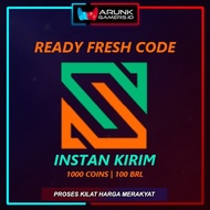 Instan Kirim SMILE ONE CODE 1000 COIN / 100 BRL