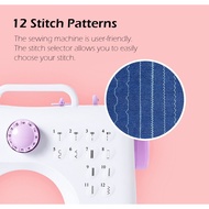 ✵◈☃Portable Sewing Machine Upgraded FHSM 505A Pro 12 Stitches Mesin Jahit 505