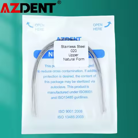 1Pack Stainless Steel AZDENT Dental Round Arch Wire Natural Form Super Elastic Archwire Dentistry In