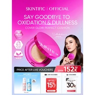 SKINTIFIC Cover Glow Perfect Pink Cushion | Full Coverage Radiance Glow | Glow Dewy Finish | Skintif