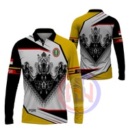 Pgri Batik T-Shirt For Men Teacher Long Sleeve pgri Uniform T-Shirt pgri indonesia Printing jersey