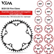 Road Bike Single Disc 110BCD130BCD Positive Negative Chainring Disc 38T 50T 52T54T56T58T 60T Chainri